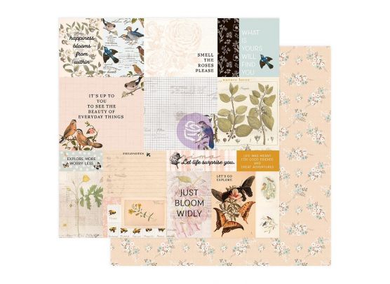 Nature Lover Collection - In Flight 12x12 mønsterpapir fra Prima Marketing