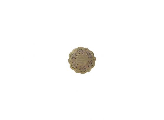 Prima Marketing - Paper Doilies - Round Gold - 100 stk.