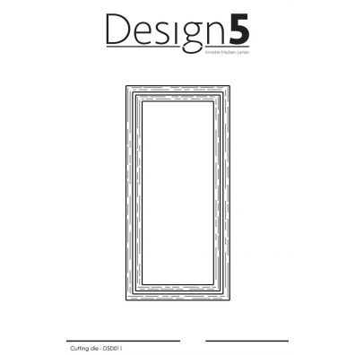 Design 5 Dies - + + + Slimcard Background