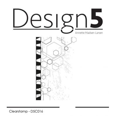 Design 5 clear stamp - En Hilsen