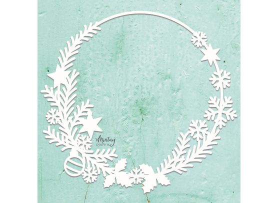 Add on Oktober - Mintay Chippies - Decor - Christmas Mix 12x12 Chipboard