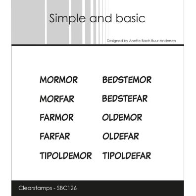 Simple and basic stempler - Danske Tekster - Bror