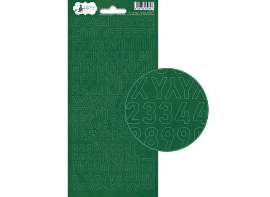 Add on Januar kit - American Crafts Glitter Alpha - Silver