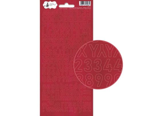 Add on Januar kit - American Crafts Glitter Alpha - Silver