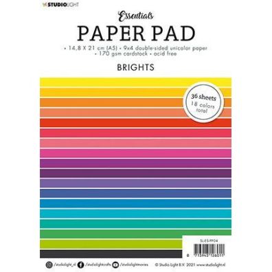 Studio Light Paper Pad A5 - Pastels Unicolor