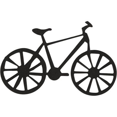 Add on Februar - Happy Moments Bicycle Deco - Black