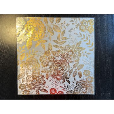 Add on Marts - EKSTRA AC Vellum - Gold Roses