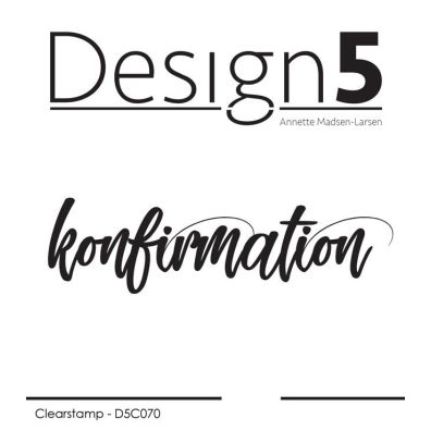 Design 5 Clearstamp - Konfirmation
