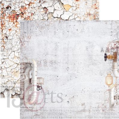 Add on Maj - EKSTRA Industrial Zone - Corroded 12x12 mønsterpapir fra 13arts