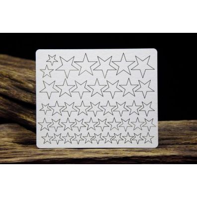 Snipart Chipboard - Star set