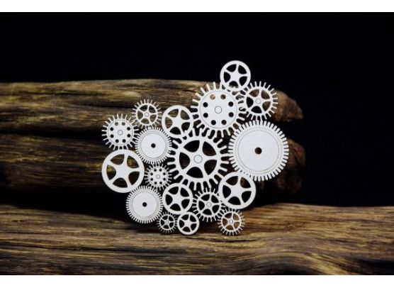 Snipart Chipboard - Mechanical heart