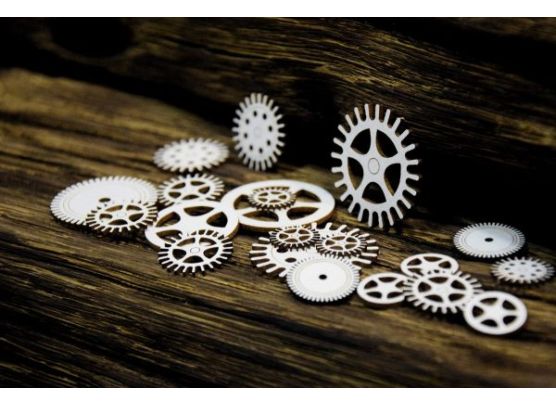 Snipart Chipboard - Industrial Cogs and gears