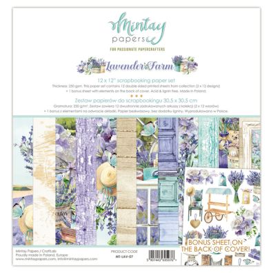 Mintay Papers - Lavender Farm 6x6 Paper Pad