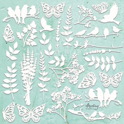 Mintay Chippies - Decor - Nature Set 12x12 Chipboard