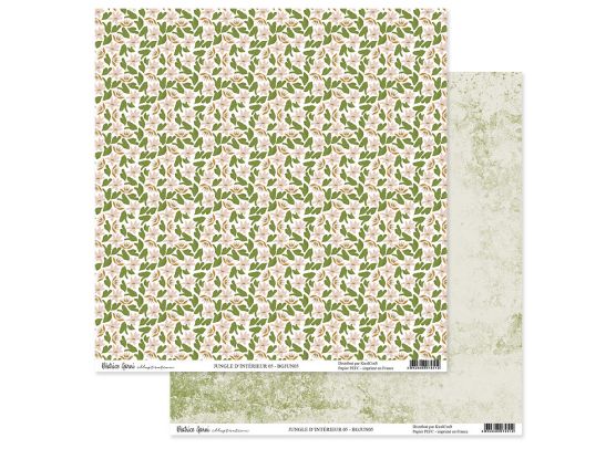 Jungle D'Intérieur 01 12x12 mønsterpapir - Béatrice Garni