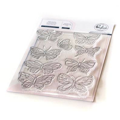 Pink Fresh High quality photopolymer clear stamp - Garden Roses