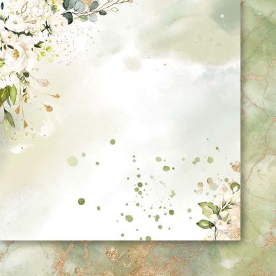 Add on Juni - Golden Dreams - Wreath 12x12 Klippeark fra Paperheaven