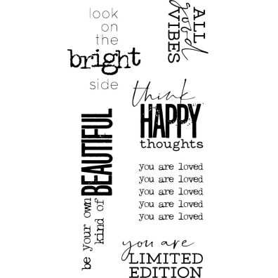Sizzix Clear Stamps - Good Vibes 2 by Pete Hughes
