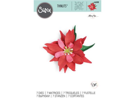 Sizzix Thinlits - Poinsettia Flower by Olivia Rose