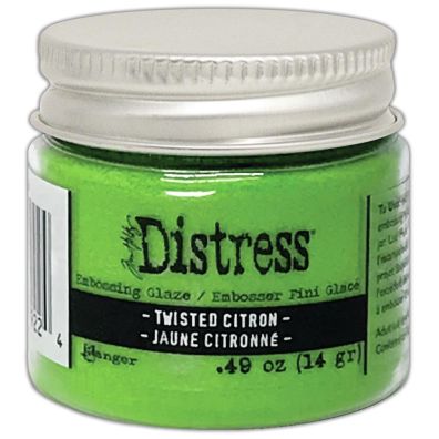 Distress Embossing Glaze - Twisted Citron