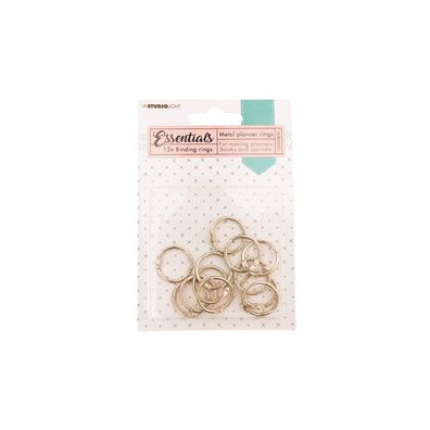 Studio Light Essentials - Binding Rings Silver 12 stk.