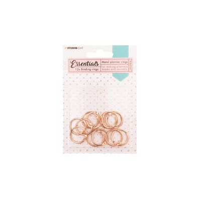 Studio Light Essentials - Binding Rings Rose 12 stk.