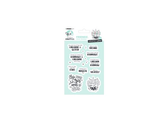 Studio Light Creative Craftlab Friendz Stamp & Cutting Die - Unicorns