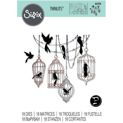 Sizzix Thinlits - Bird Cages by Pete Hughes