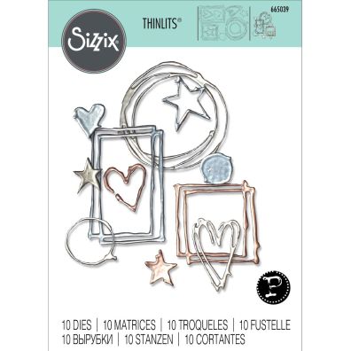Sizzix Thinlits - Mixed Media Motifs by Pete Hughes