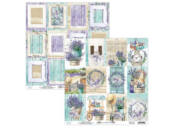 Add on Juli - EKSTRA Mintay Papers - Lavender Farm 04 12x12 mønsterpapir