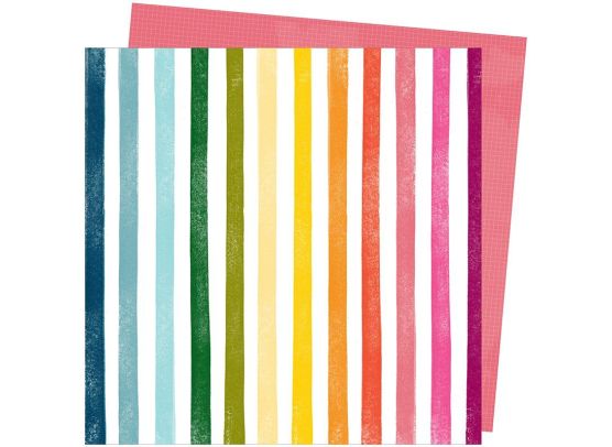 Add on August - EKSTRA American Craft - Slice of Life - Rainbow Hall 12x12 mønsterpapir