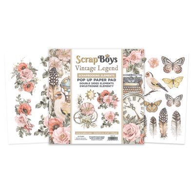 Vintage Legend 6x6 Paper Pad fra Scrapboys