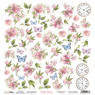 First Love 12x12 Kilppeark fra Scrapboys
