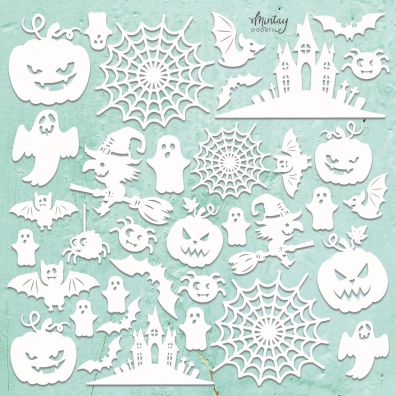 Mintay Papers - Chippies Decor - Halloween set