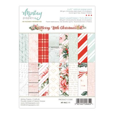 Mintay Papers - Merry Little Christmas 6x8 Add-on Paper Pad
