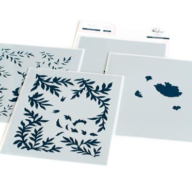 High Quality Stencils - Blooming Vines by Pink Fresh