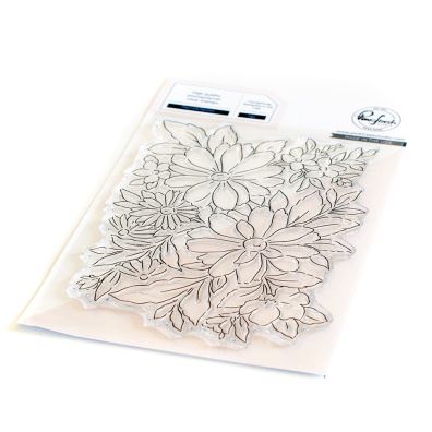 High Quality Photopolymer Clear Stamps - Painted Daisies by Pink Fresh