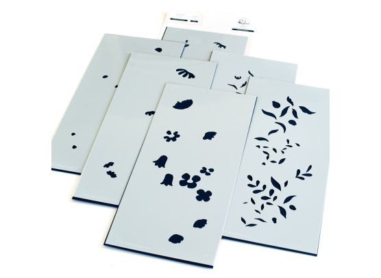 High Quality Stencils - Wildflower Slimline by Pink Fresh