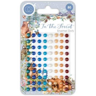 Add on August - EKSTRA Craft Concortium - Bluebells and Buttercups Enamel Dots