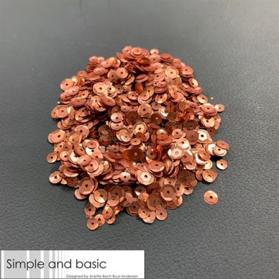 Simple and Basic Sequins - Copper