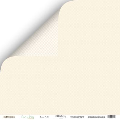 Every Day Pastel - Beige Pastel 12x12 mønsterpapir fra Scrapmir
