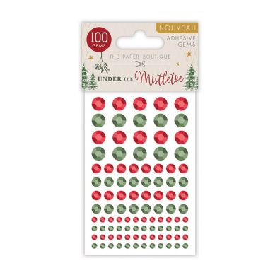 The Paper Boutique - Under the Mistletoe - 100 Adhesive Gems