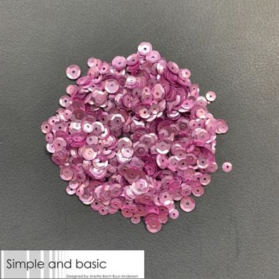 Simple and Basic Sequins - Pink