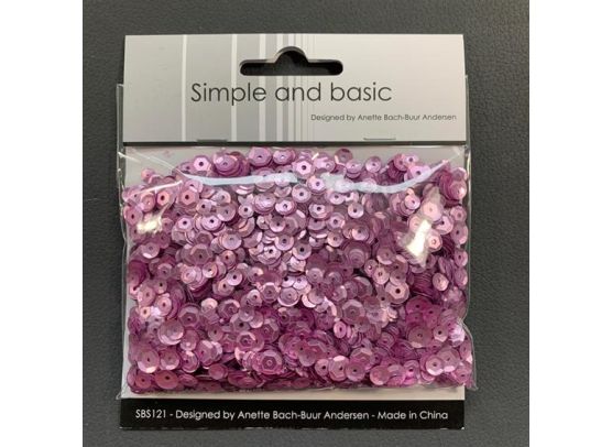 Simple and Basic Sequins - Pink