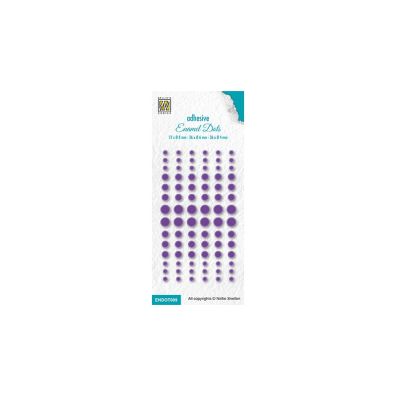 Nellie's Choice - Adhesive Enamel Dots - Purple