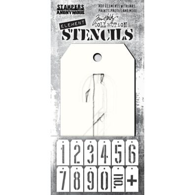 Stampers Anonymous - Element Stencils - Mechanical by Tim Holtz