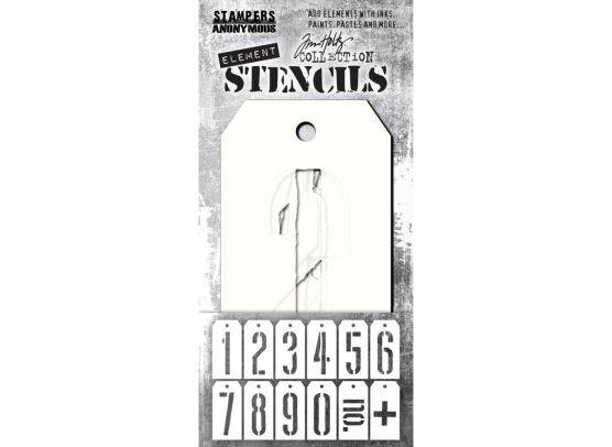 Stampers Anonymous - Element Stencils - Mechanical by Tim Holtz