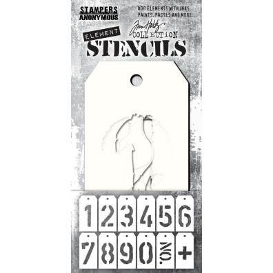 Stampers Anonymous - Element Stencils - Freight by Tim Holtz