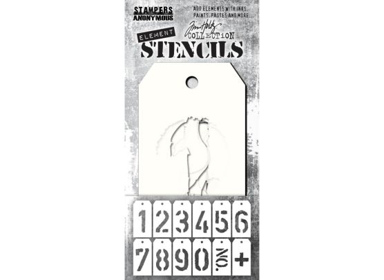 Stampers Anonymous - Element Stencils - Freight by Tim Holtz