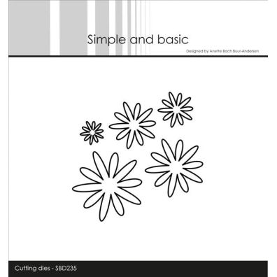 Simple and Basic dies - Fantasy Flower 1